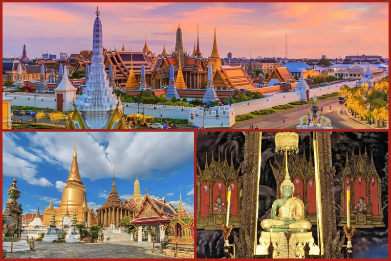 Grand Palace and Temple of the Emerald Buddha (Wat Phra Kaew)
